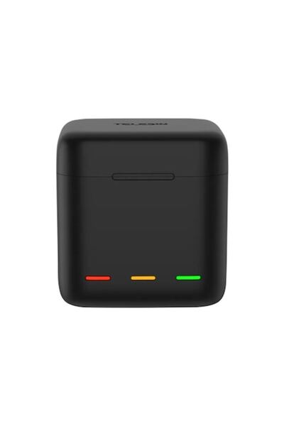 TELESIN Заряден калъф с 3 слота за GoPro Hero 9 / Hero 10 / Hero 11 / Hero 12...