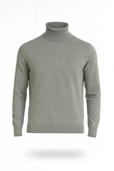 FABİO CASSANİ Huffa Men's Slim Fit High-Necked Men's Knitwear-7430