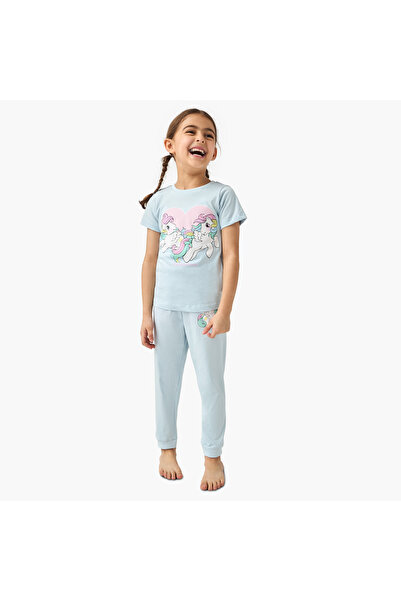 Hasbro Unicorn Print T-shirt with Pyjama - Set of 2