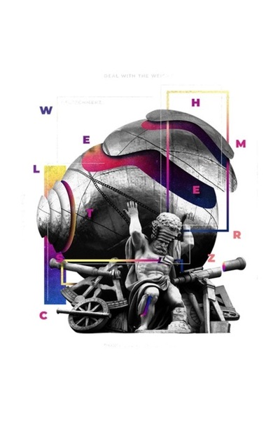 OEM Colaj de autocolante personalizate - Statui, Artă digitală abstractă/de r...