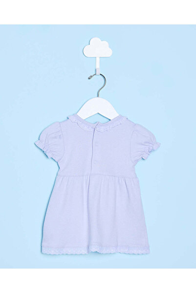 REDTAG Baby Lilac Butterfly Embroidery Dress