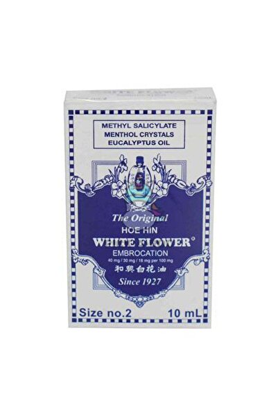 Orginal WHITE FLOWER White Flower Oil 10ml - Methyl Salicylate, Menthol & Eucalyptus