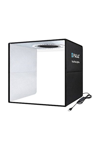 PULUZ Studio foto mini cutie luminoasă portabilă cu LED PU5032B 30x30cm (negru)