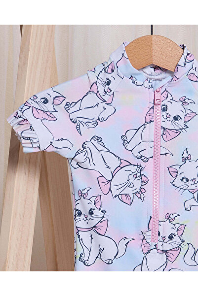 REDTAG Infant Girls Multicolour Printed Swimsuit