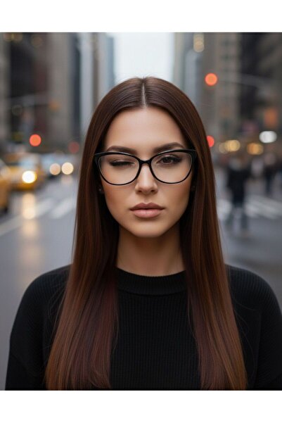 Makro Optik Women's Jasmin Blue Light Protection Screen Glasses Black