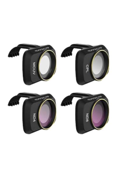 SunnyLife Set de 4 filtre UV CPL, ND4/ND8 pentru DJI Mini 2 (MM-FI9257)