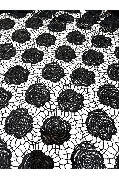 Cancanlı Kumaşçılık Floral Pattern Cotton Polyester Lace 1 Meter