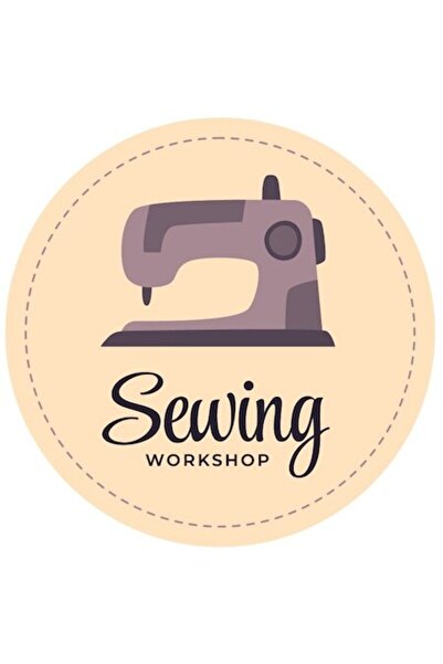 OEM Стикер за шивашка работилница с надпис на английски език, шевна машина, к...