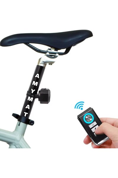 AMYMAT Wireless Anti-theft Alarm for Electric Bicycles – Advanced Protection with IP65, 113dB and Remote