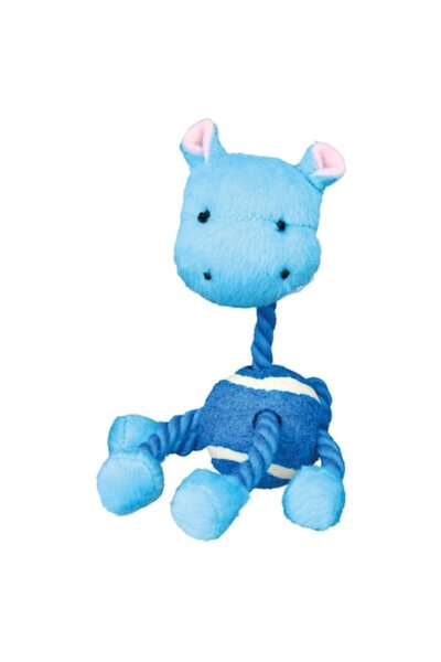 Trixie Jucărie pentru câini, Trixie, animal cu minge de tenis și frânghie, pl...