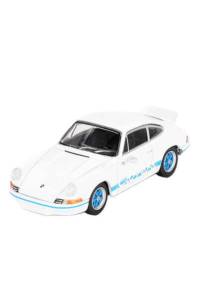 mini gt 1:64 Porsche 911 Carrera Rs 2.7 Grand Prix White with Blue Livery Diecast Model Car
