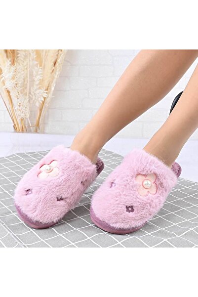 Tmall Papuci pufoși pentru femei, TM1PD1055, violet