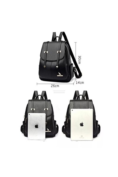 OEM Women's backpack Wei Sen Dai Shu, black, 33x26x14cm