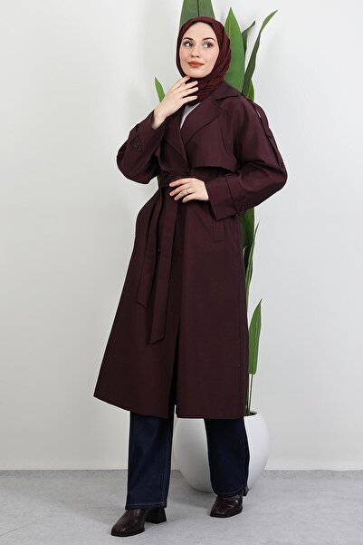 GİYZAMİLA Adal Krinkıl Trenç Μπορντό