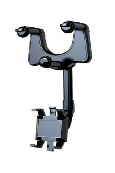 Mihai Suport de telefon auto Q ZJ008 prindere pe oglinda retrovizoare brate ajustabile rotativ