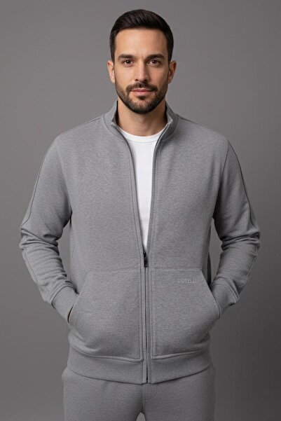 Sabri Özel Spor Eşofman Gri Melanj