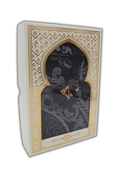 MyReal Hediyelik Çeyizlik Seccade Tesbih Set Kutulu