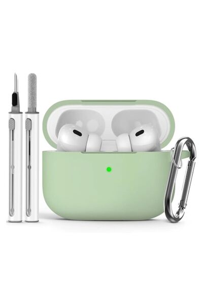 DooLike Husă din silicon pentru AirPods Pro și Pro 2, rezistentă la șocuri, v...