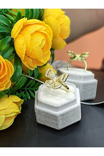 argint 925 GOLD PLATED RING