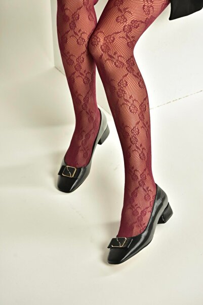 Fox Shoes V250641109 Black Low Heeled Women's Shoes