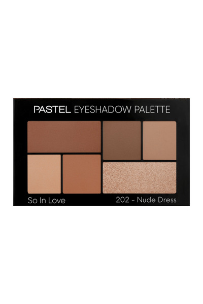 Pastel Profashıon 6' Lı Eyeshadow Palette So In Love Far Paleti 202 Nude Dress
