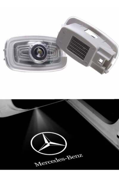 VIEREX Mercedes Door Logo Welcome Projector Lamp 2PC for 2-Door (CLA/CLS/E-Coupe/S-Coupe 2016-2021)
