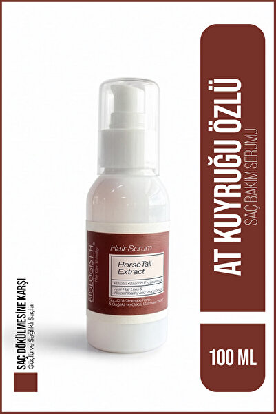 Bıologısth Saç Dökülmesine Karşı Saç Bakım Serumu At Kuyruğu Özlü ,Biotin, Vitamin E. Niacinamide 100 ML