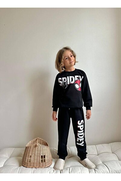 YİGİT BUTİK Character Patterned Boy's Bottom and Top Set