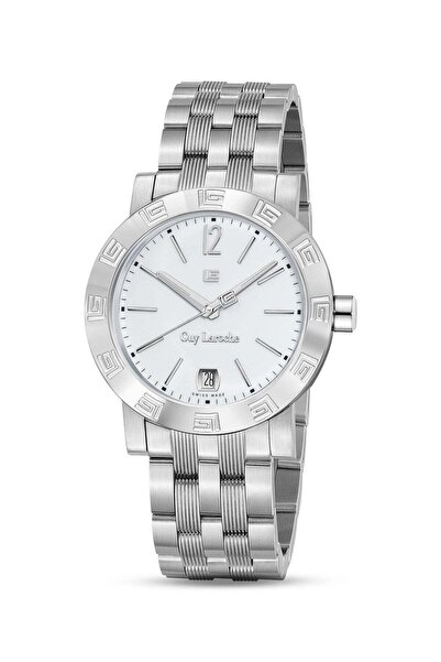 Guy Laroche Alex Watch for Men with Silver Stainless Steel Bracelet 40 mm 5 Atm