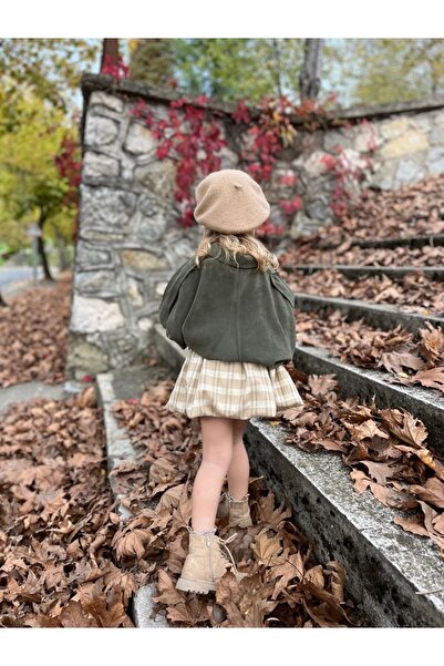 Balerinikizler Baby&Kids Süet Görünümlü Bomber Kız Çocuk Ceket