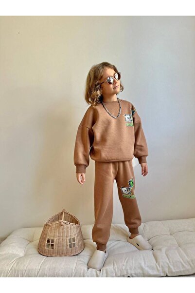 YİGİT BUTİK Character Patterned Boy's Bottom and Top Set