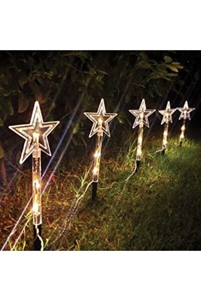 OEM Luminițe stelare transparente cu țăruși LED 24 cm, alimentate cu baterii,...