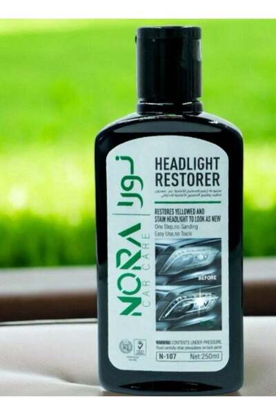 Nora Headlight Cleaner - Restores and Polishes Front Headlights 250ml