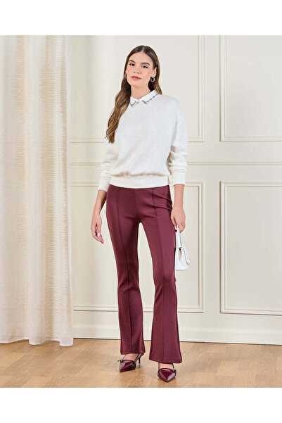 REDTAG Women Ivory Embellished Pullover