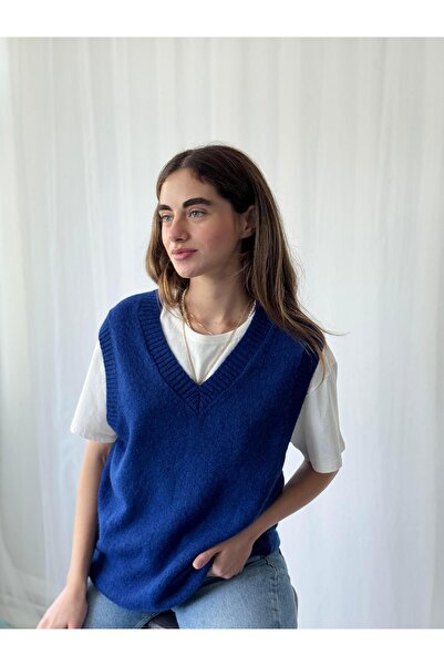 Retrobird Knitwear Sweater Women Navy Blue