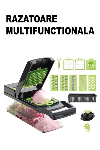 GRÜNBERG Razatoare multifunctionala, pentru fructe si legume, 15 in 1, Grunberg GR6149