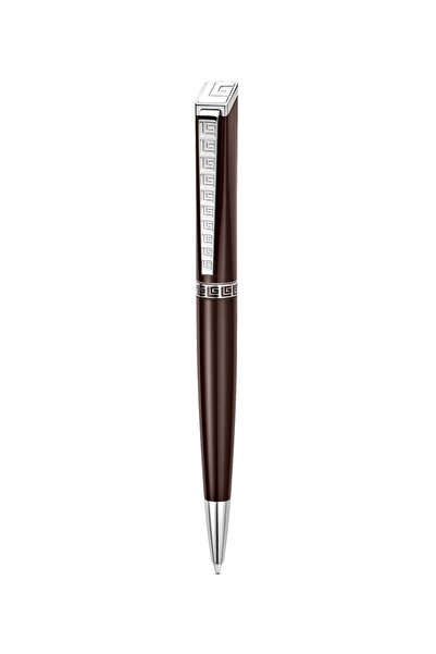 Guy Laroche Andrea.3 Brown with Silver Trims Stainless Steel Pen for Men