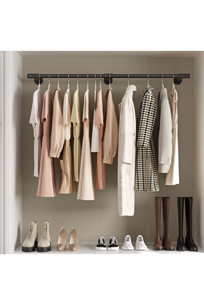 Talis Coat rack, Songmics, Black, 170x30x7 cm