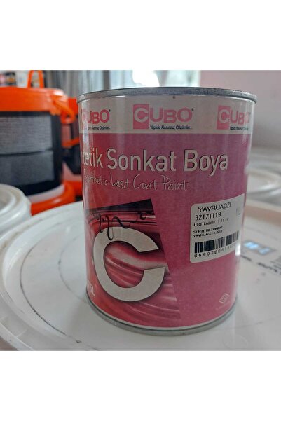 CUBO Sentetik Sonkat Boyası Yağlı Boya Yavru Ağzı Rengi 0.75 L