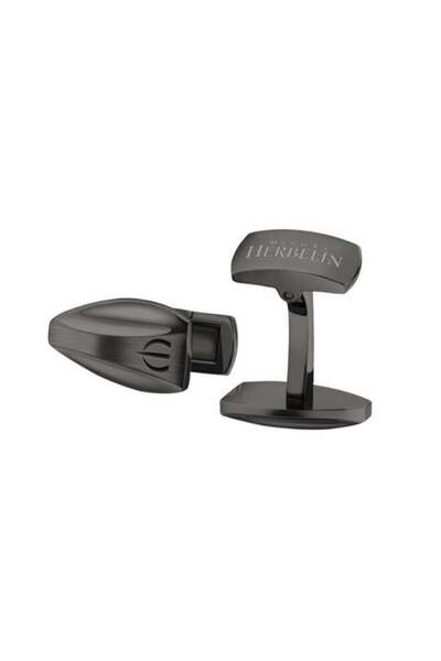 Michel Herbelin Gun Plating Cufflink