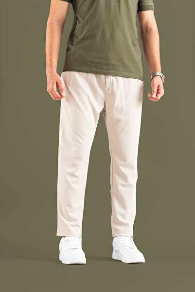 bombe Men's Elastic Waist Slim Fit Basic Cotton Jogger