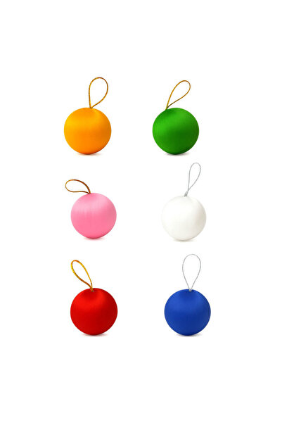 bidoluhobi Ornament pentru brad de Crăciun, asortiment, bile de 3 cm, pachet ...