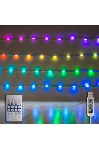 Silver Star Smart RGBW LED Strip with USB & Remote 2.45 m