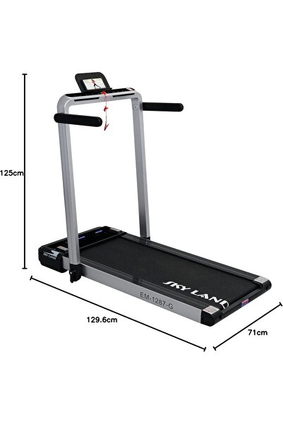 SKY LAND 2-in-1 Foldable Treadmill EM-1287-G | 4HP Motor, Under Desk Walking Pad with App & Remote Control