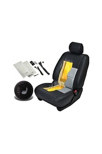 Edotec Kit Incalzire In Scaune Auto Carbon Buton Push Slim Oem Look 3(per scaun)
