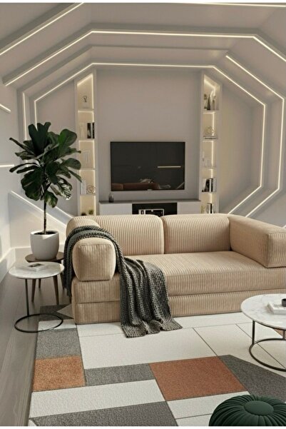 UFUK HOME Liona 80x160 Yatak Olabilen Kanepe Modüler Çok Fonksiyonlu Aktivite...