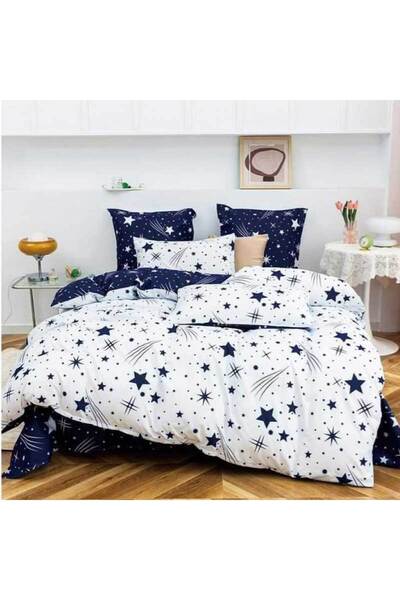 Patul Bed Linen, Satin Cotton, Sulphur, 2 Persons, Double Bed, 4 Pieces