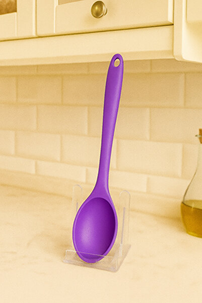 ceviz home züccaciye tekstil ltd şirketi Heat Resistant Silicone Cooking Spoon – Non-Stick, Ergonomic Handle