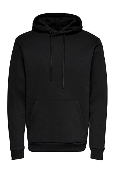 ONLY & SONS Чоловічий світшот з капюшоном - з кишенями-кенгуру, довгими рукавами, зручним кроєм