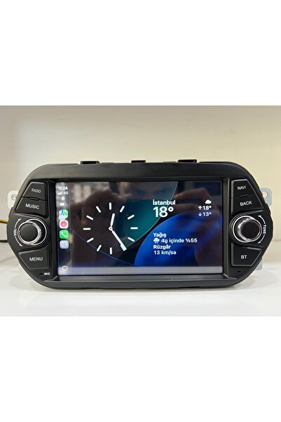 Cadence FİAT EGEA ANDROİD MULTİMEDYA 7' ORJİNAL CARPLAY ÇİFT KAMERALI 4/64 PRO